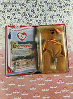 Vintage 2000 TY International Bears II Germania the Bear Teenie Beanie Baby NEW