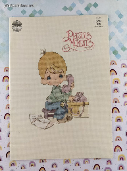 Vintage 1982 Designs by Gloria & Pat Precious Moments Dear Jon PM-3 Softcover Booklet