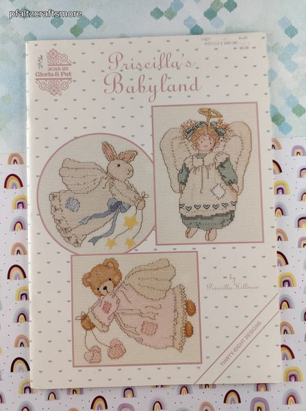 Vintage 1991 1st Printing Designs by Gloria & Pat Priscilla's Babyland Softcover Booklet