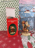Vintage 1991 Santa's of the Nations Hand Painted Porcelain FIgurines, Set/6