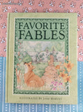 Vintage 1987 Favorite Fables Illustrated by Jane Harvey Hardcover