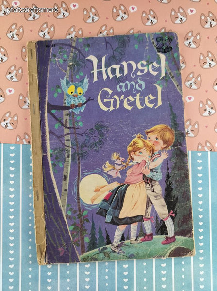 Vintage 1955 Hansel and Gretel Storie-Books Illustrated Softcover