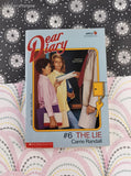 Vintage 1991 1st Printing Dear Diary #6: The Lie Softcover
