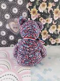 Vintage TY Beanie Baby - USA, Bear - July 4, 2000