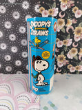 Vintage 1985 Snoopy's Sipping Straws Partial Set in Original Container