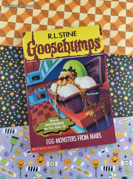 Vintage 1990's R.L. Stine Goosebumps #42, Egg Monsters From Mars Softcover