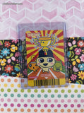 Vintage Japanese Tamagotchi Bandai Gotchi Trading Card O-047 SHINY - NM