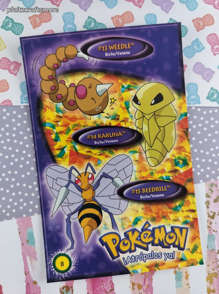 RARE Vintage 2000 Pokemon International Postcard Standard Size #8 - NM