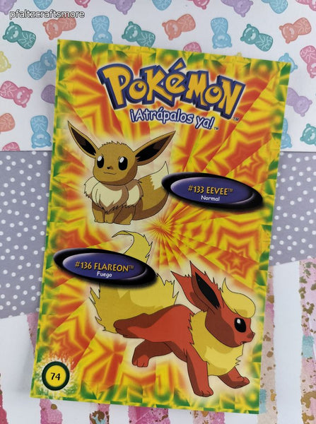 RARE Vintage 2000 Pokemon International Postcard Standard Size #74 - NM
