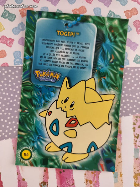 RARE Vintage 2000 Pokemon International Postcard Standard Size #86 - NM
