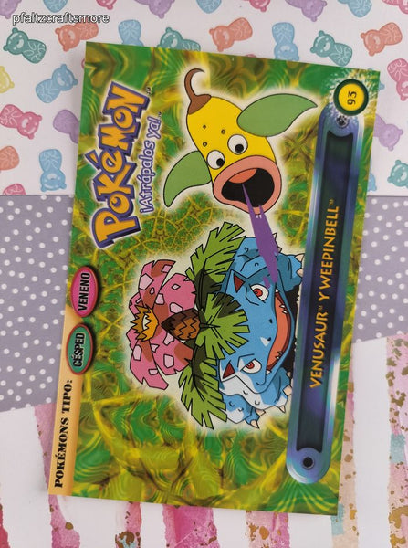 RARE Vintage 2000 Pokemon International Postcard Standard Size #93 - NM