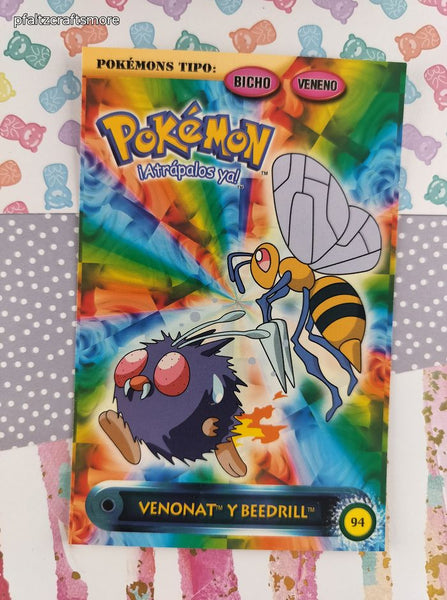 RARE Vintage 2000 Pokemon International Postcard Standard Size #94 - NM