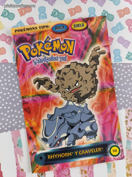 RARE Vintage 2000 Pokemon International Postcard Standard Size #98 - NM