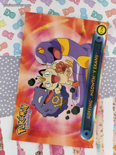 RARE Vintage 2000 Pokemon International Postcard Standard Size #126 - NM