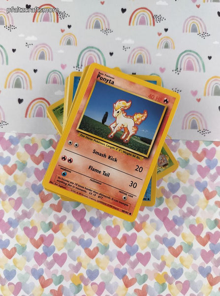 Vintage 1990's Bulk Pokemon Card Lot, 49 Common + 21 Uncommon WOTC Cards No Duplicates