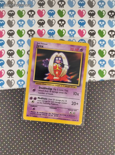 Vintage Uncommon - Jynx Base Set Non-Holo Pokemon Card 31/102 - LP (B)