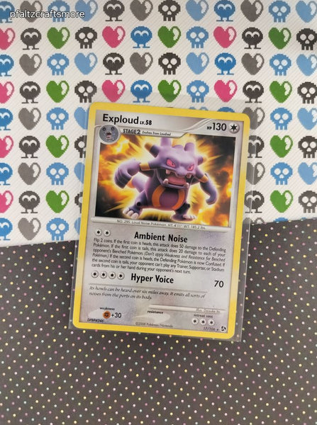Vintage Rare - Exploud Great Encounters Non-Holo Pokemon Card 17/106 - VG