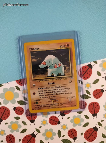 Vintage Uncommon - Phanpy Neo Genesis Non-Holo Pokemon Card 43/111 - NM