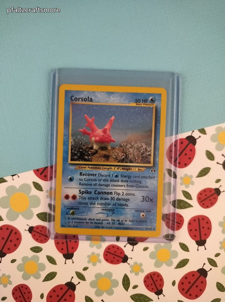 Vintage Uncommon - Corsola Neo Discovery Non-Holo Pokemon Card 37/75 - NM