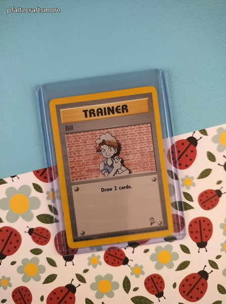 Vintage Common - Bill Base Set 2 Non-Holo Pokemon Card 118/130 - NM