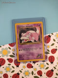 Vintage Common - Sabrina's Slowpoke Gym Heroes Non-Holo Pokemon Card 95/132  - NM
