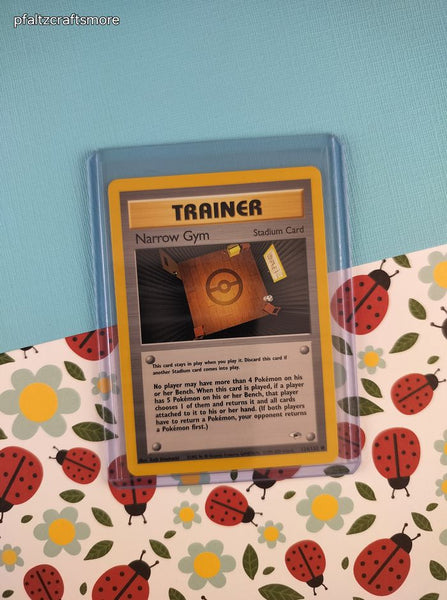 Vintage Common - Narrow Gym Heroes Non-Holo Pokemon Card 124/132 - NM