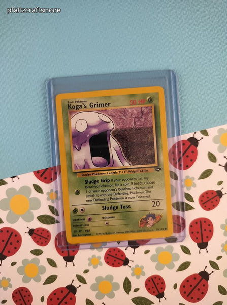 Vintage Common - Koga's Grimer Gym Challenge Non-Holo Pokemon Card 78/132  - NM