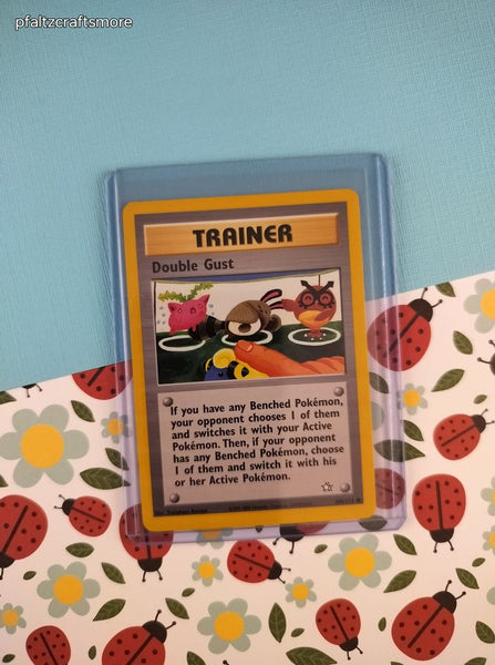 Vintage Common - Double Gust Neo Genesis Non-Holo Pokemon Card 100/111 - NM