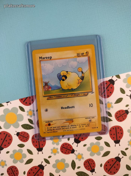 Vintage Common - Mareep Neo Destiny Non-Holo Pokemon Card 75/105 - NM