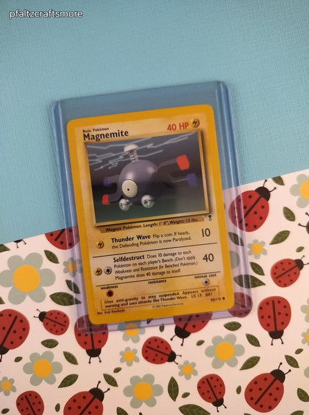 Vintage Common - Magnemite Legendary Collection Non-Holo Pokemon Card 80/110 - NM