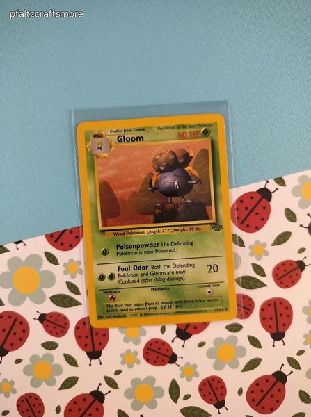 Vintage Uncommon - Gloom Jungle Non-Holo Pokemon Card 37/64 - VG