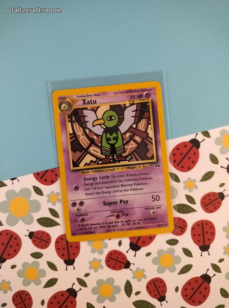 Vintage Uncommon - Xatu Neo Discovery Non-Holo Pokemon Card 52/75 - VG (B)