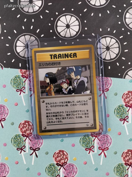 Vintage Uncommon (Japanese) - Erika's Maids Gym Series Non-Holo Pokemon Card - NM