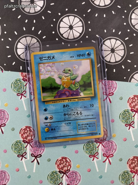Vintage Common (Japanese) - Squirtle Base Set Pokemon Card #007 - NM