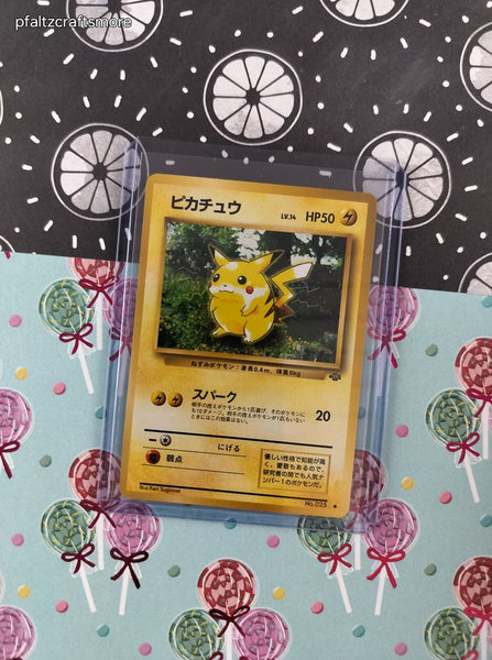 Vintage Common (Japanese) - Pikachu Jungle Non-Holo Pokemon Card #025 - NM