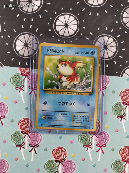 Vintage Common (Japanese) - Goldeen Jungle Pokemon Card #118 - NM