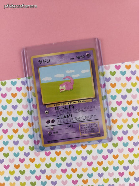 Vintage Common (Japanese) - Slowpoke Fossil Pokemon Card #079 - NM