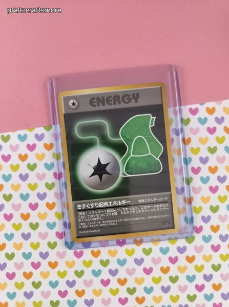 Vintage Common (Japanese) - Potion Energy Team Rocket Pokemon Card - NM