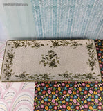 Cracker Barrel Susan Winget Green Bird White Crackle Serving Platter, Like New