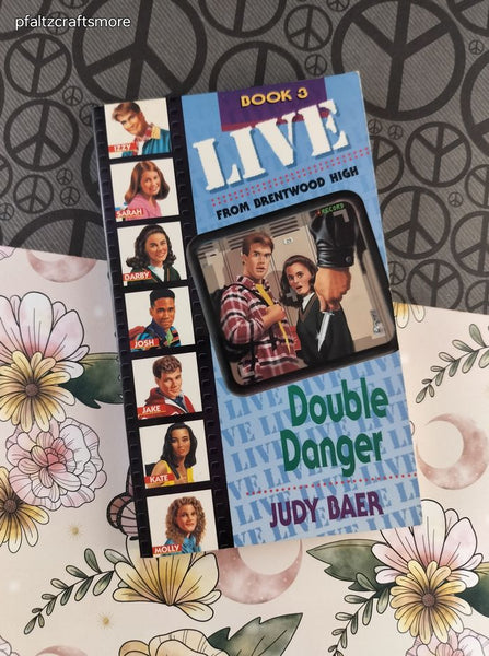 Vintage 1994 LIVE From Brentwood High: Double Danger by Judy Baer Softcover
