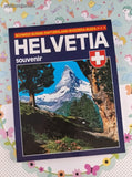 Vintage 1992 Helvetia Souvenir German-English Edition Travel Book Softcover, Like New