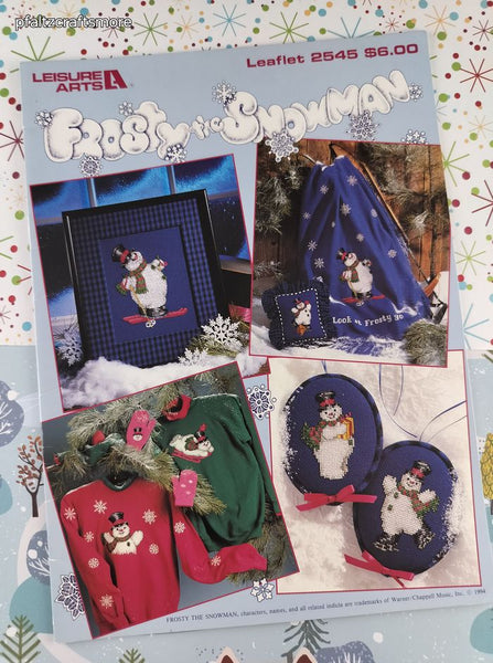 Vintage 1994 Leisure Arts Frosty the Snowman #2545 Softcover Booklet