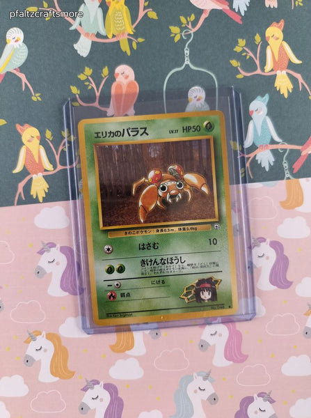 Vintage Common (Japanese) - Erika's Paras Gym Series Non-Holo Pokemon Card #046 - NM