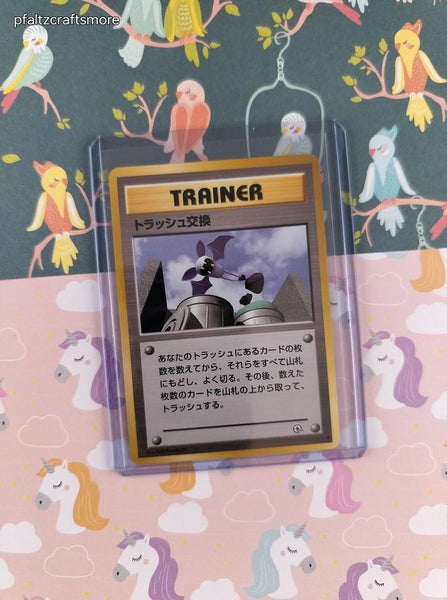 Vintage Common (Japanese) - Trash Exchange Gym Series Non-Holo Pokemon Card - NM