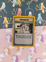 Vintage Uncommon - Professor Elm Neo Genesis Non-Holo Pokemon Card 96/111 - LP