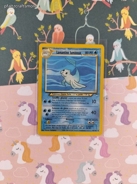 Vintage Uncommon (French) - Light Dewgong Neo Destiny Non-Holo Pokemon Card 45/105 - LP