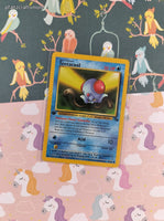Vintage Common - 1st Edition Tentacool Fossil Non-Holo Pokemon Card 56/62 - VG (B)