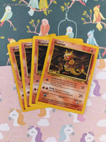 Vintage Uncommon - Set/4 Magmar Fossil Non-Holo Pokemon Cards 39/62 - LP