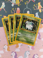 Vintage Common - Set/4 Nidoran Jungle Non-Holo Pokemon Cards 57/64 - LP