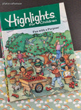 Vintage 1990's Highlights for Children Set/7 Softcover Issues, Unused
